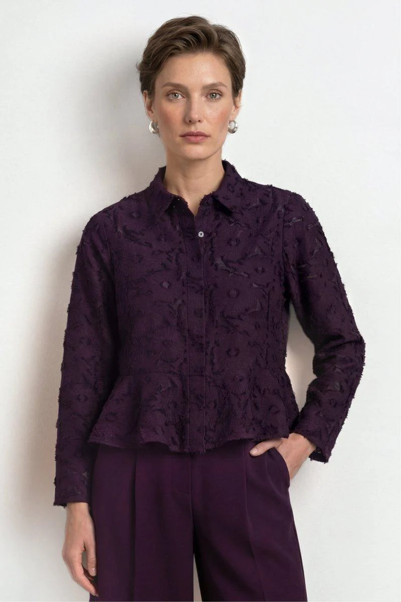 Bluse mit Schößchen