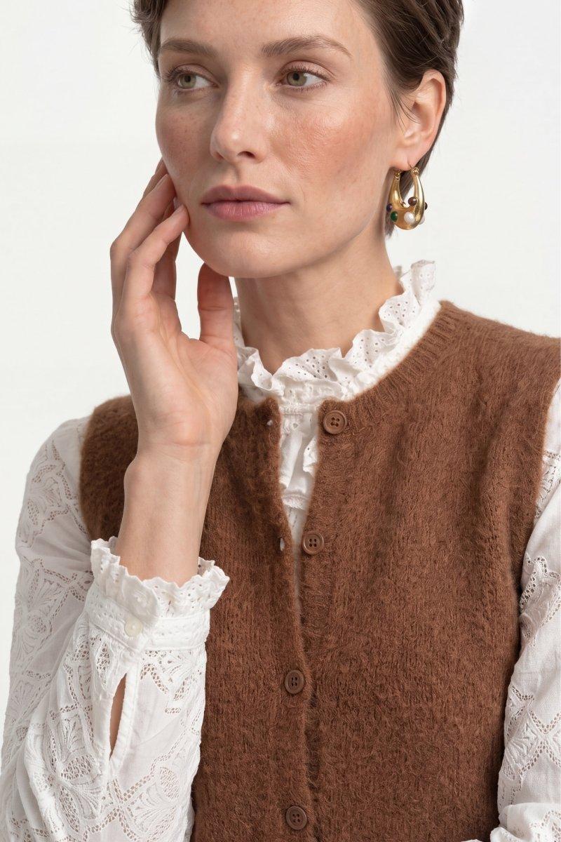 Strickweste mit Knöpfen - Image 4
