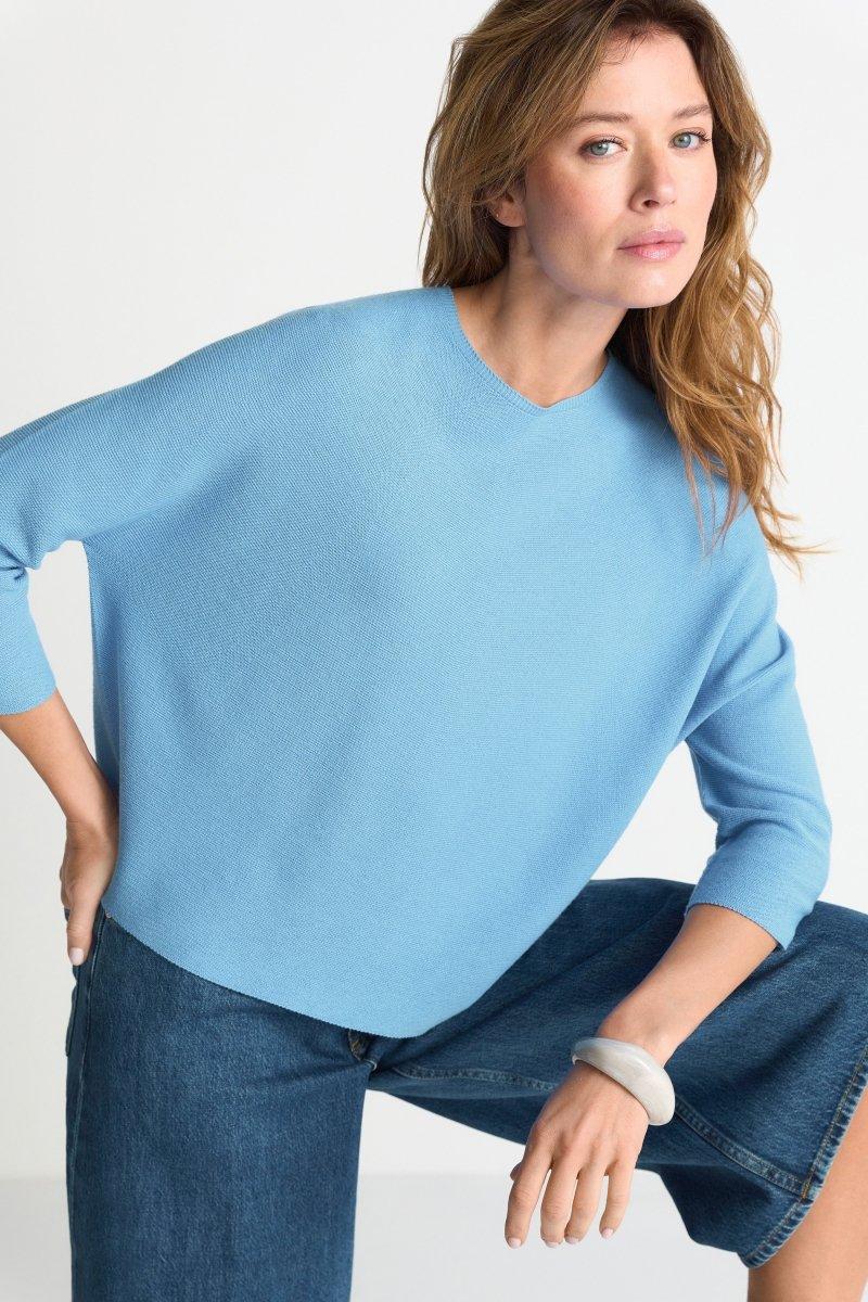 Feinstrickpullover mit Crewneck
