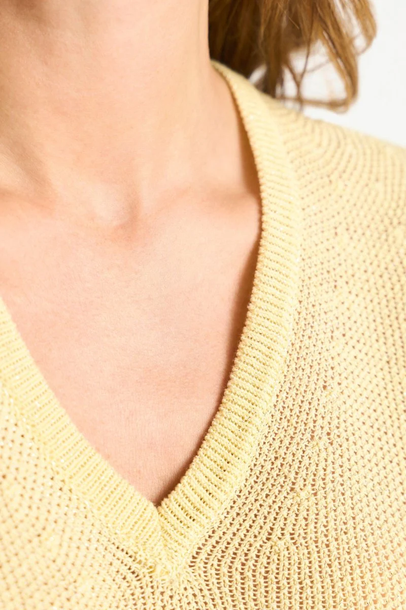 Stricktop mit V-Ausschnitt - Image 14