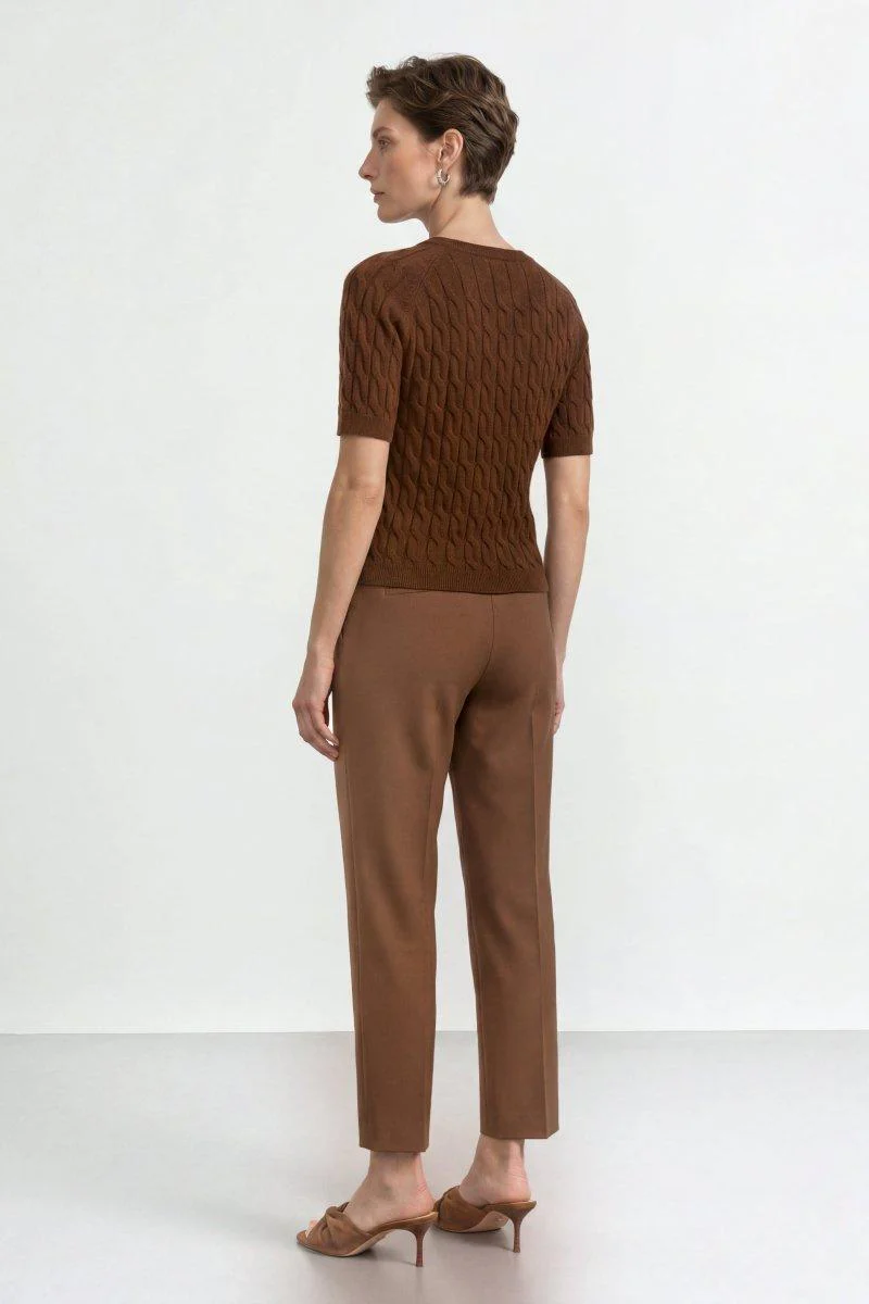 Pullover mit Zopfstrick - Image 4