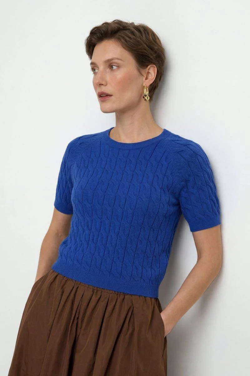 Pullover mit Zopfstrick - Image 2