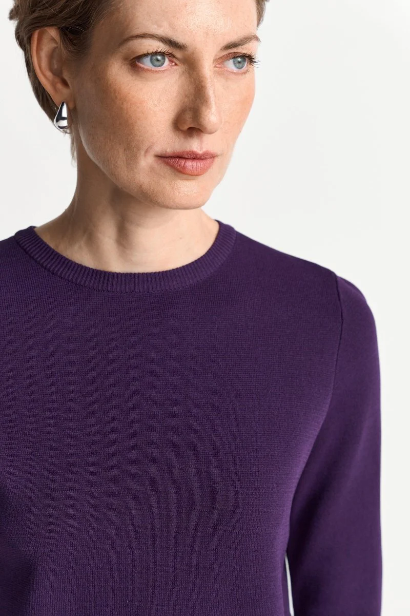 Kurzarm-Pullover mit Rippkragen - Image 4