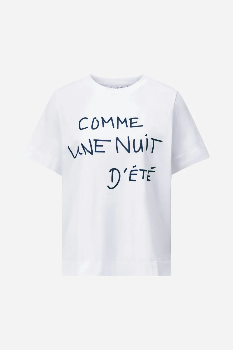 Weißes Statement-T-Shirt - Image 2