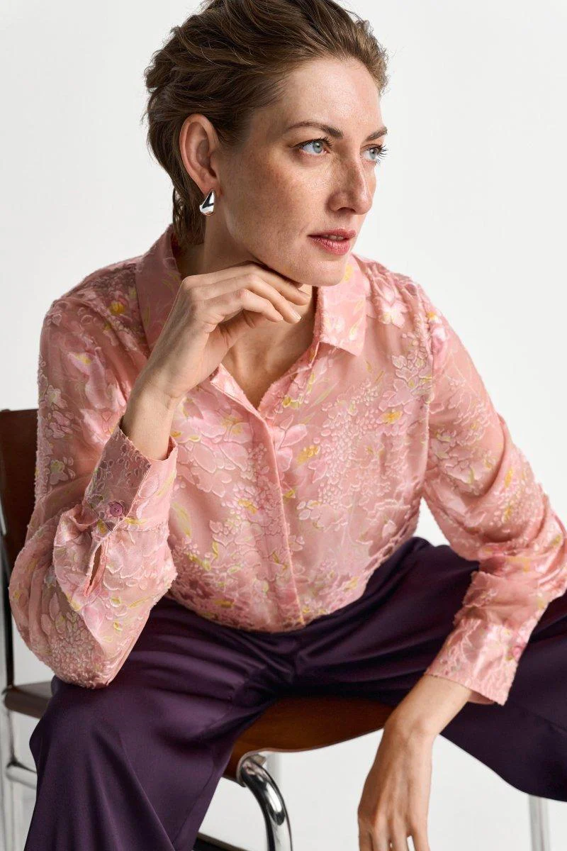 Bluse mit floralem Print