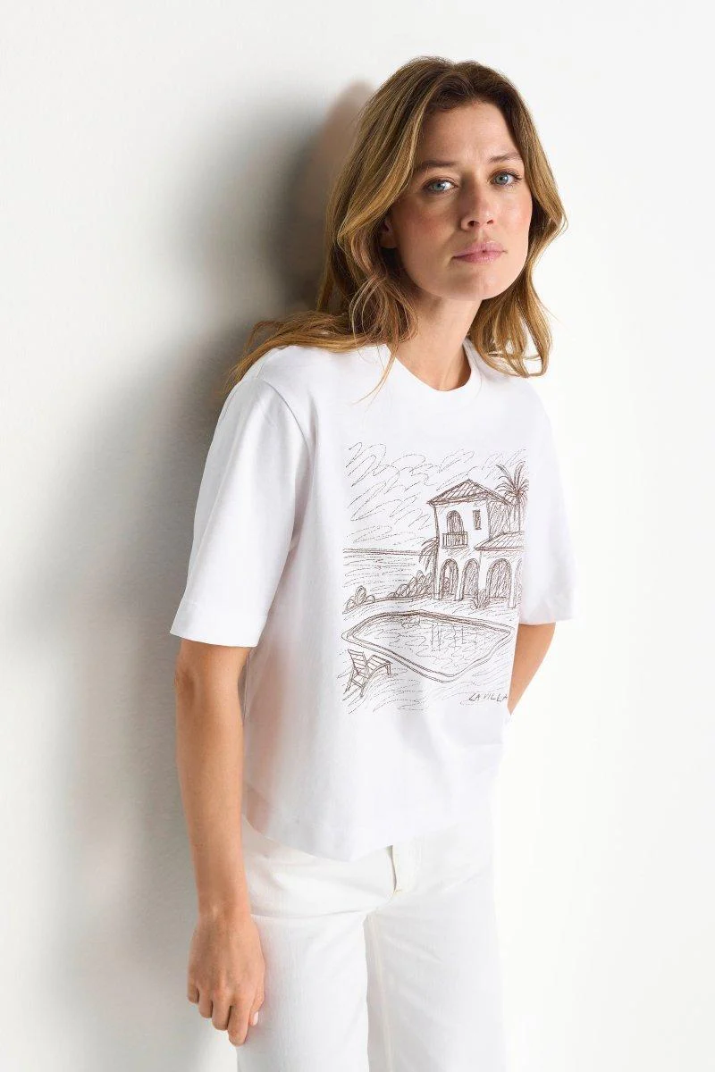Oversize-T-Shirt mit Print