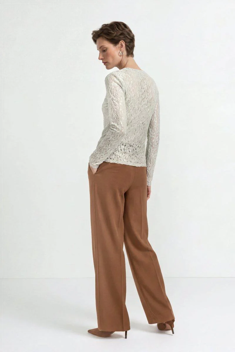 Spitzen-Langarmshirt - Image 3