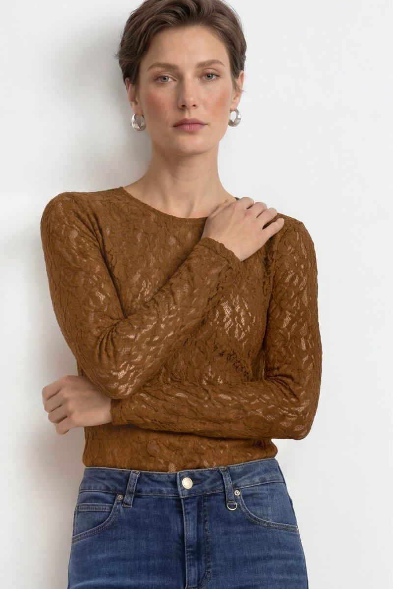 Spitzen-Langarmshirt - Image 2