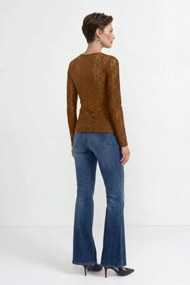 Spitzen-Langarmshirt - Image 3