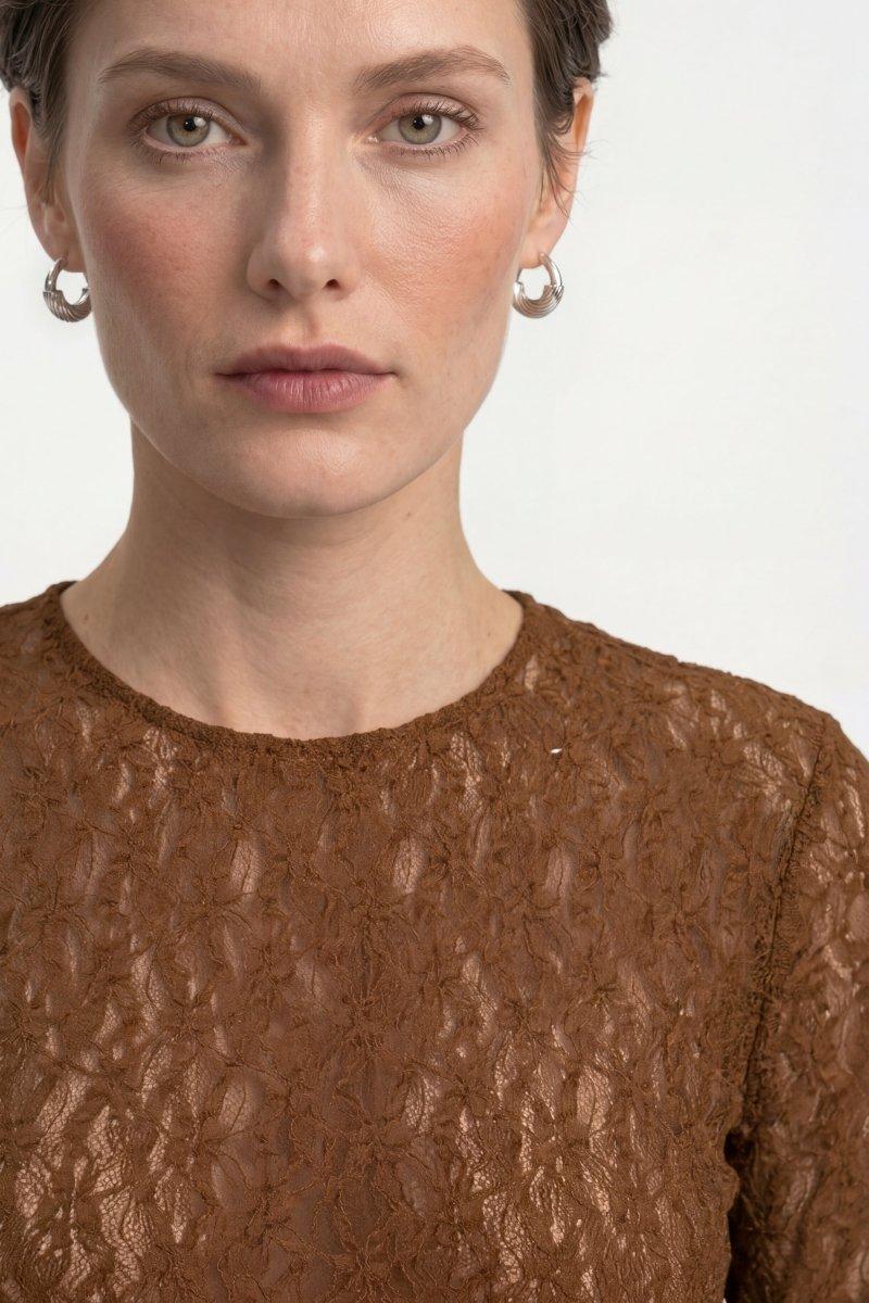 Spitzen-Langarmshirt - Image 4