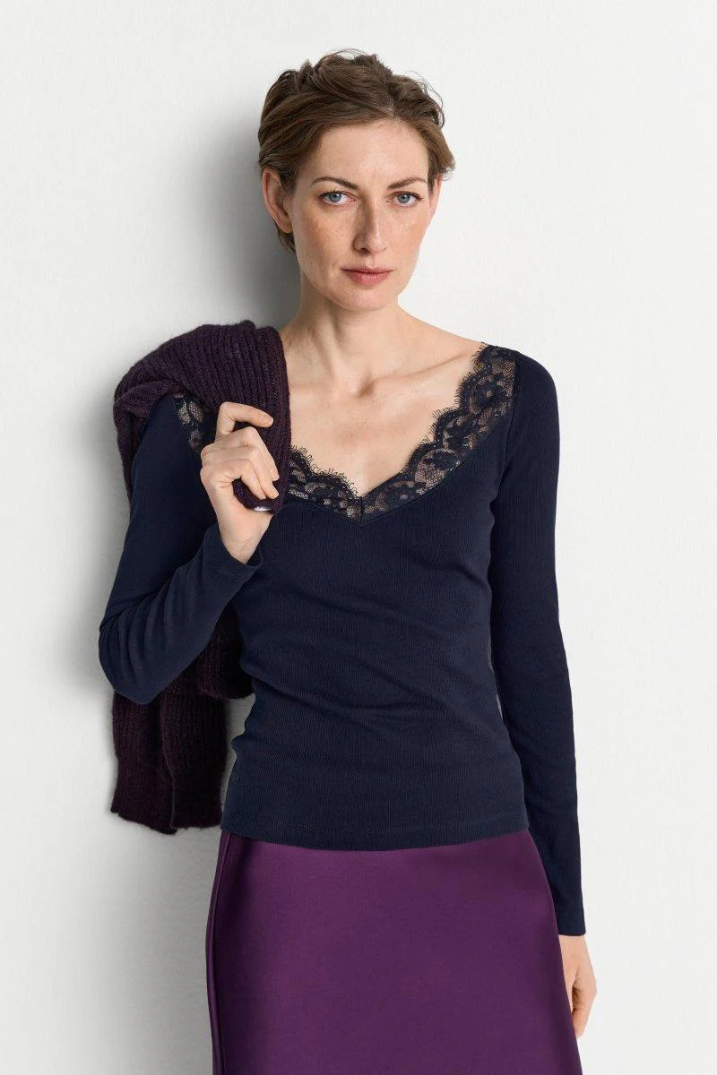 Longsleeve mit Spitze - Image 2