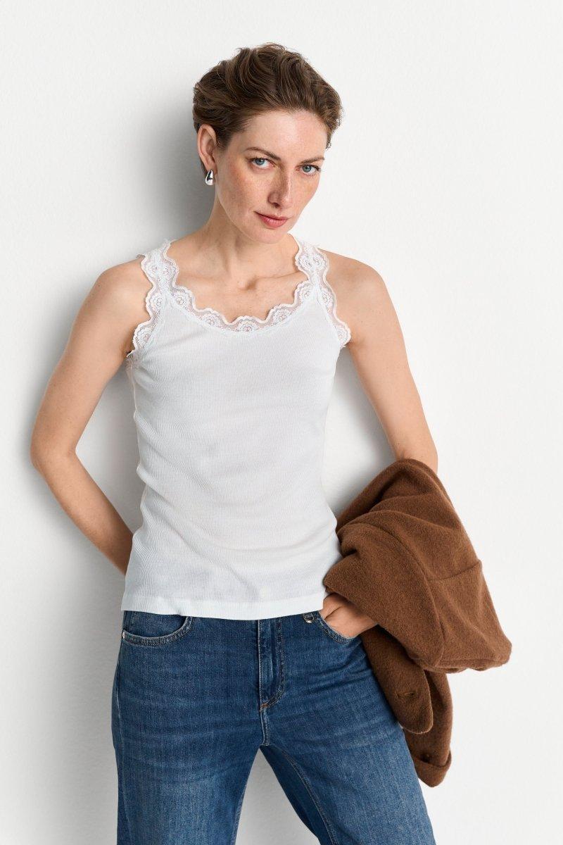 Tanktop mit Spitze
