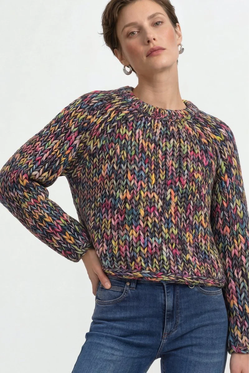 Cropped Grobstrickpullover - Image 2