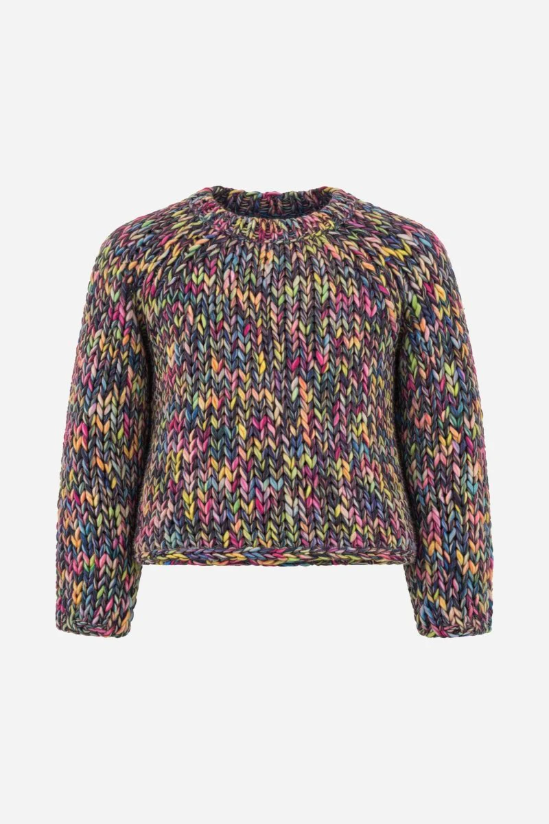 Cropped Grobstrickpullover - Image 5