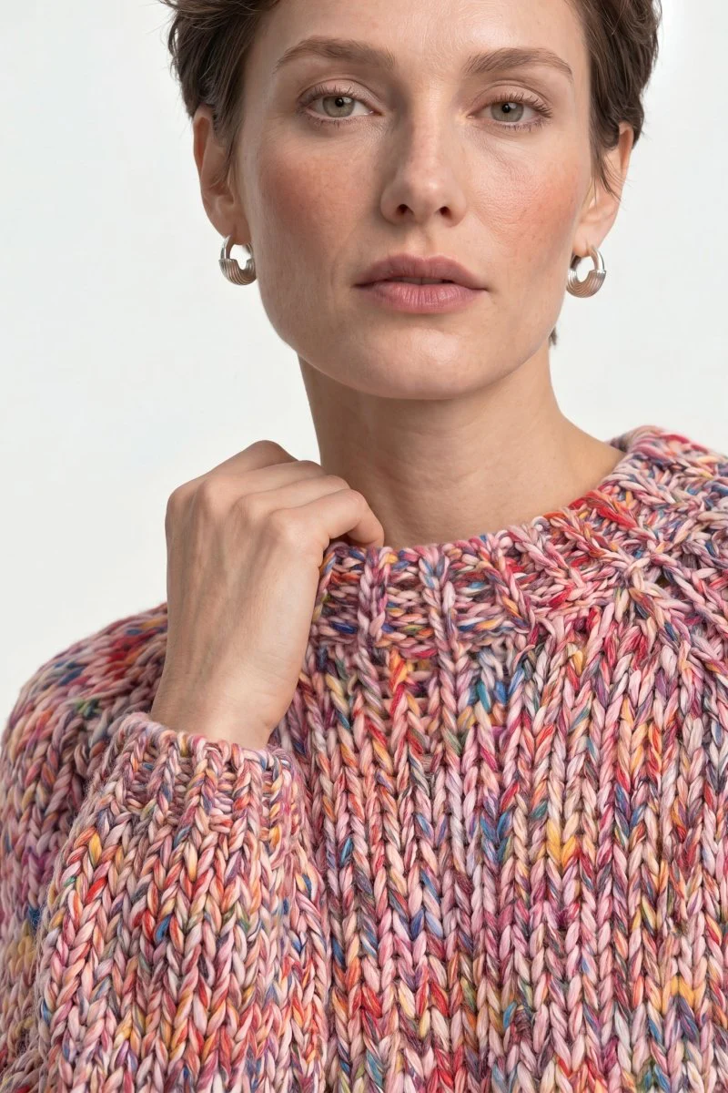 Cropped Grobstrickpullover - Image 2
