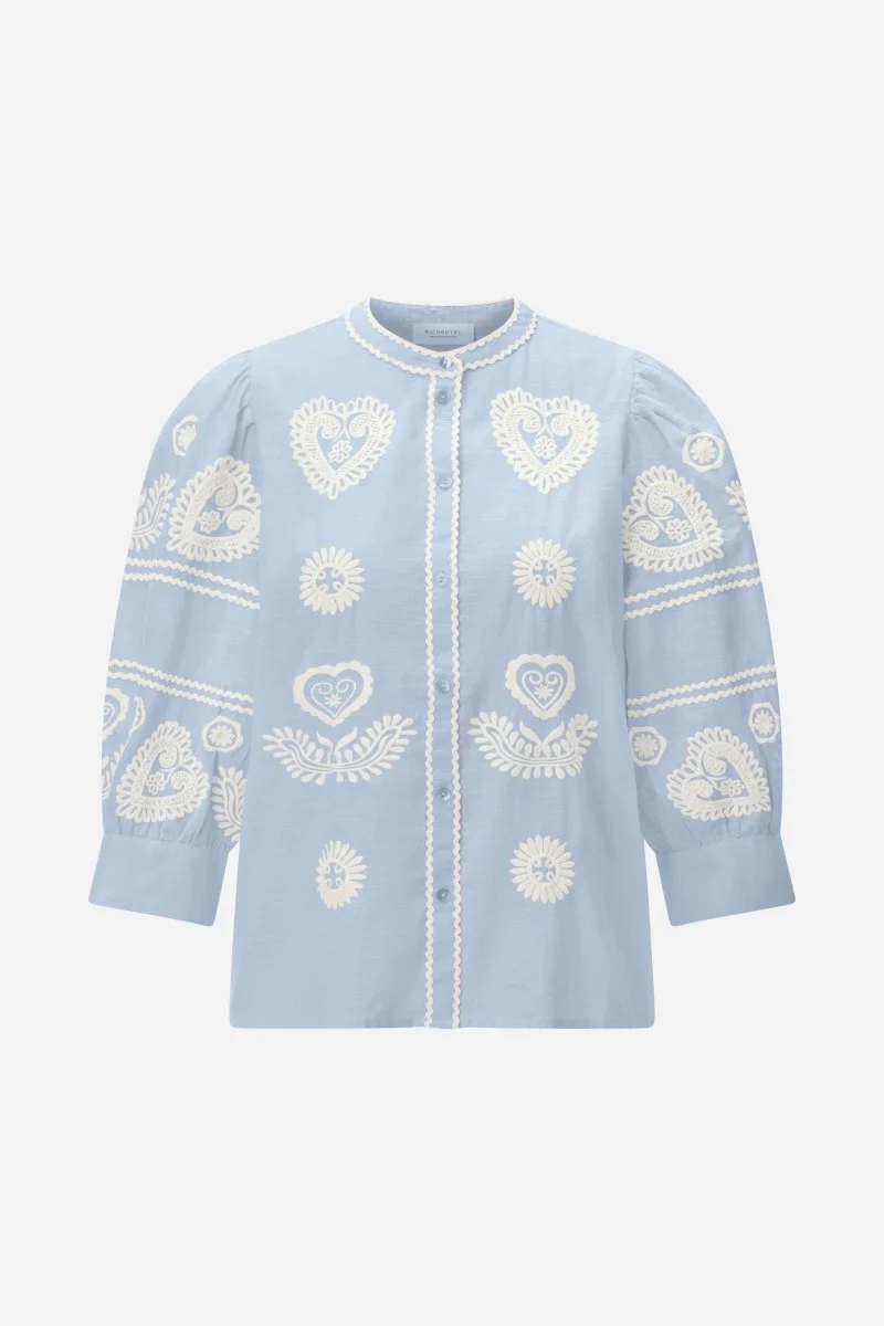Boho-Bluse mit Stickerei - Image 5