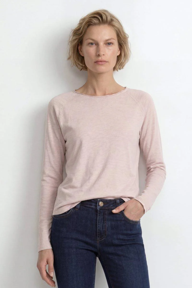 Longsleeve aus Baumwolle