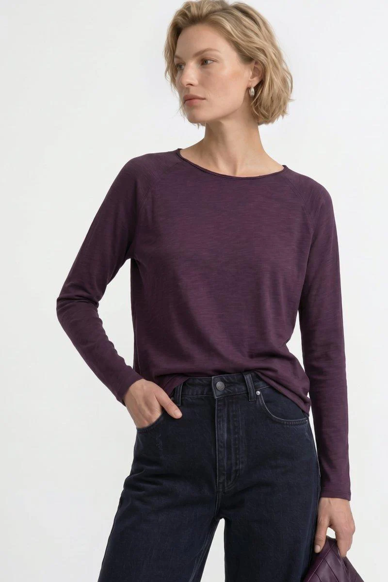Longsleeve aus Baumwolle