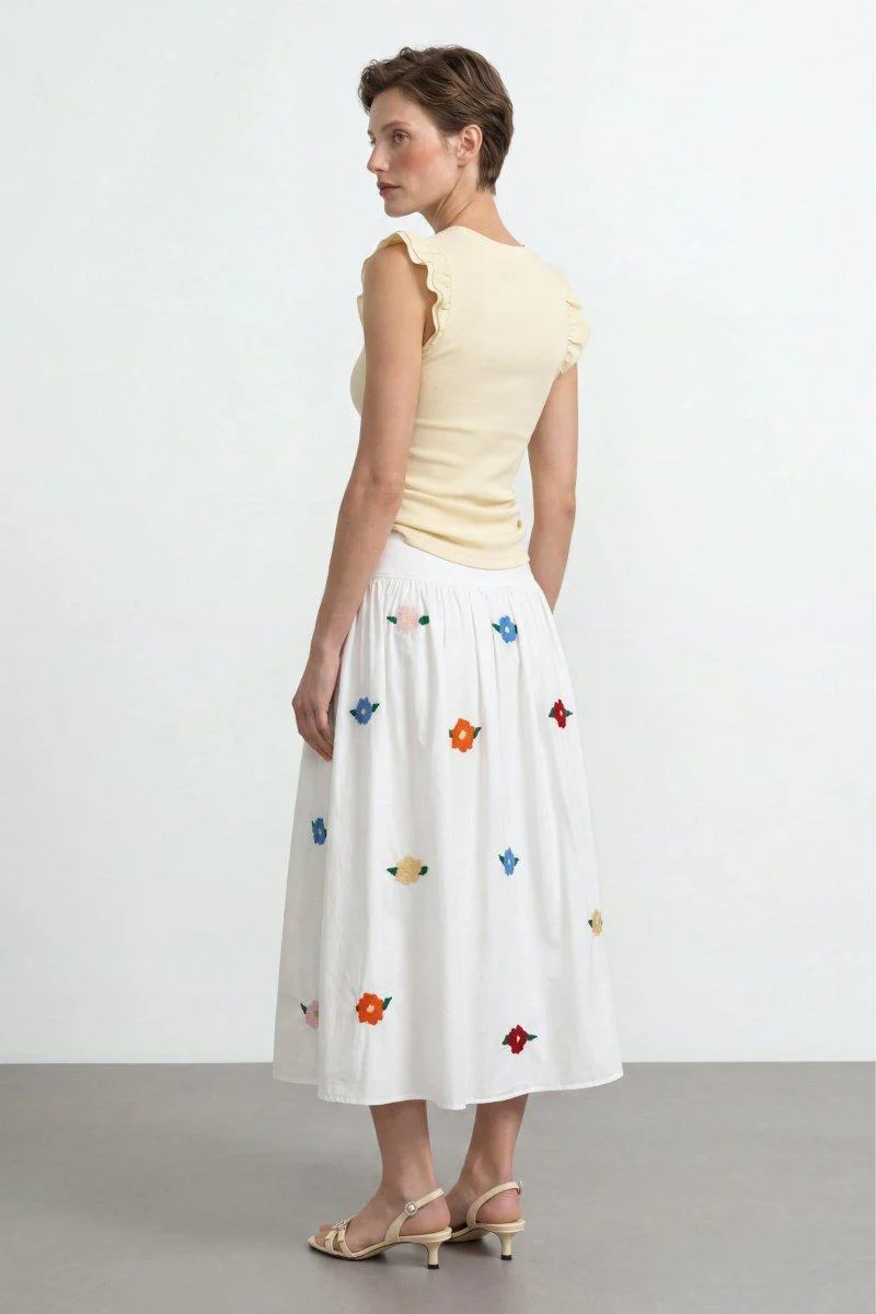 Organic Rib Volant Top - Image 4