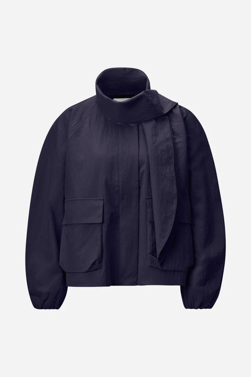 Blousonjacke mit Bindekragen - Image 6