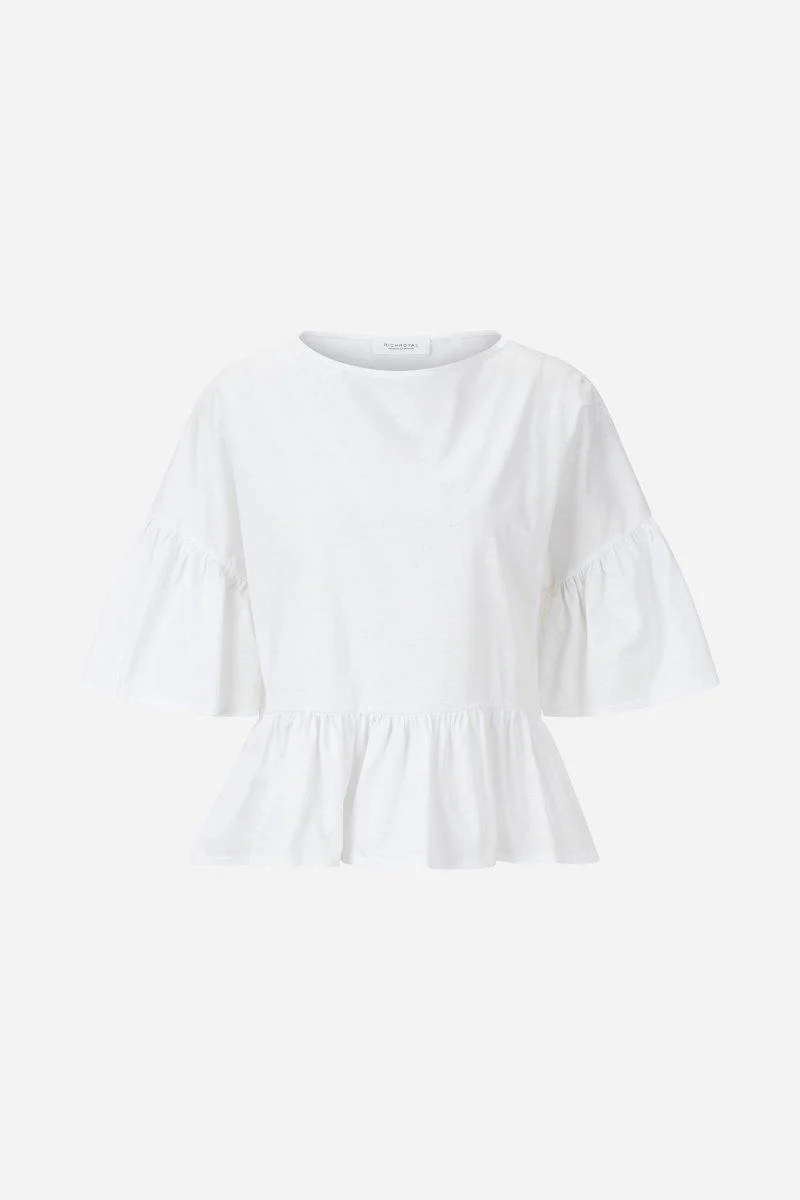 Baumwoll-Shirt mit Schößchen - Image 5