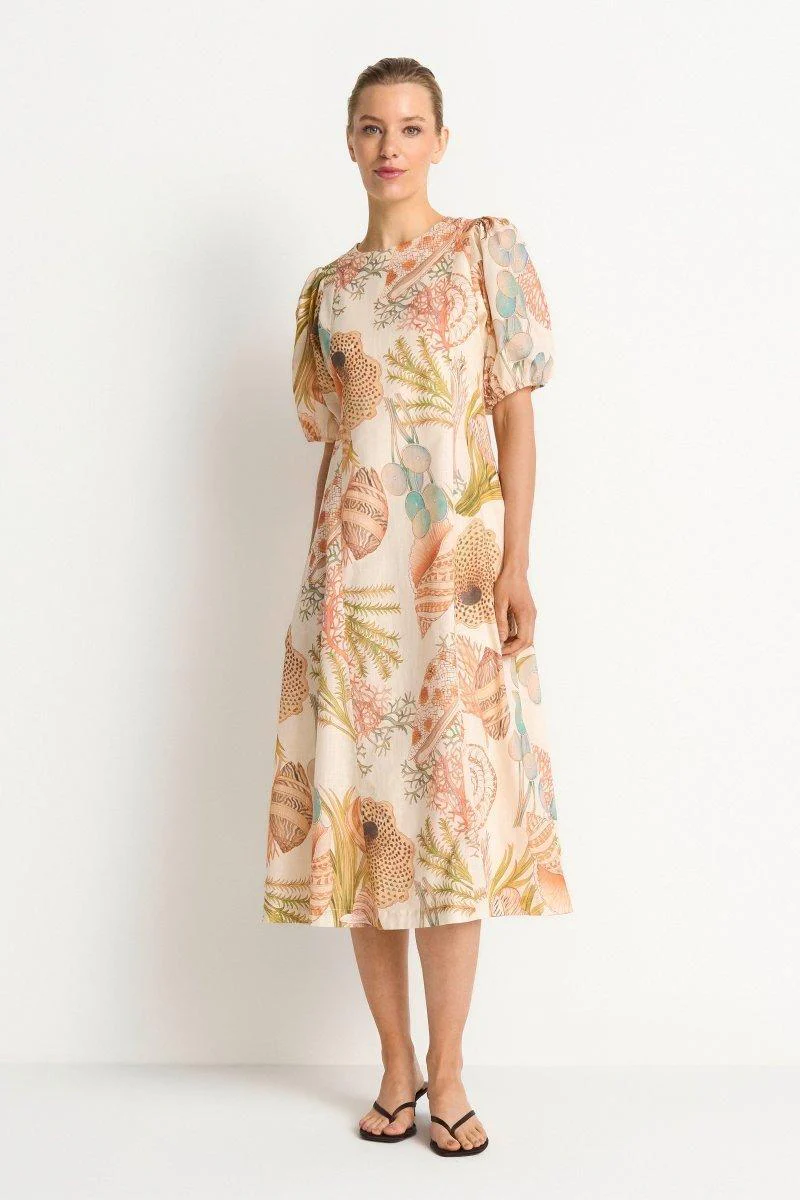 Midikleid mit Muschelprint - Image 3