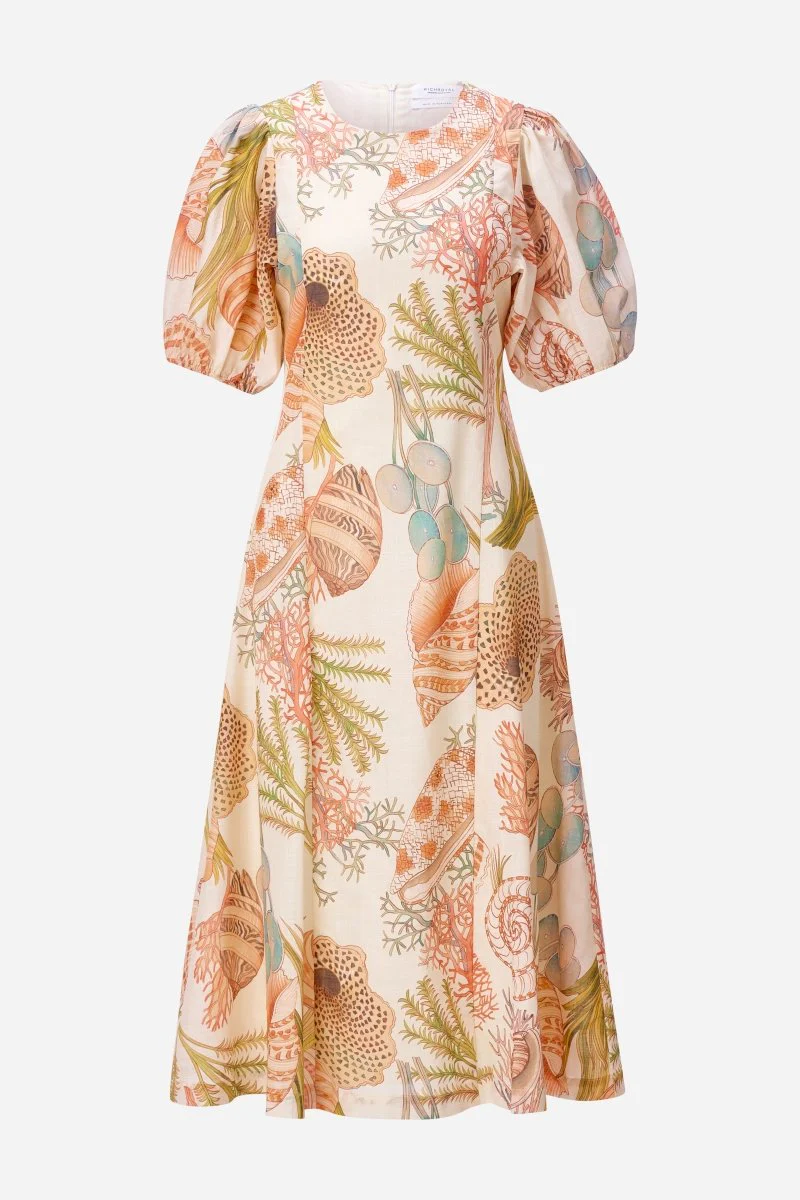 Midikleid mit Muschelprint - Image 6