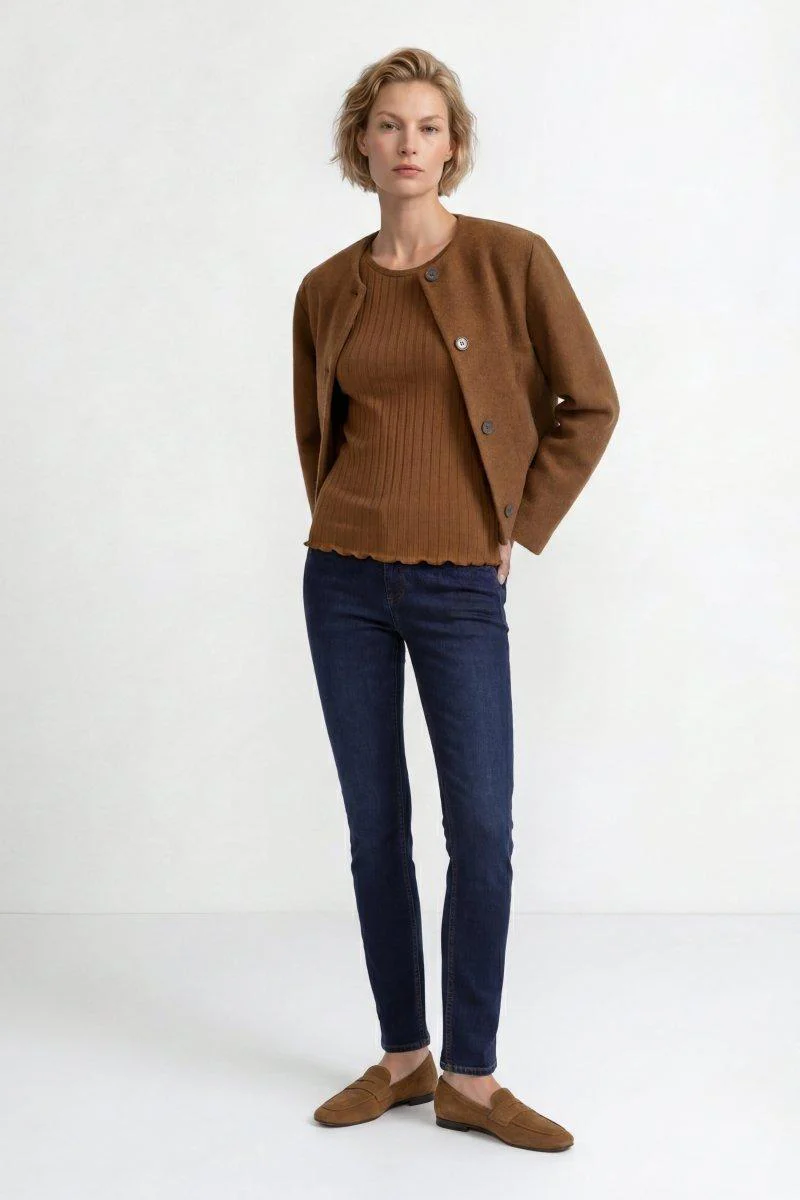 Figurbetontes Rippshirt - Image 2