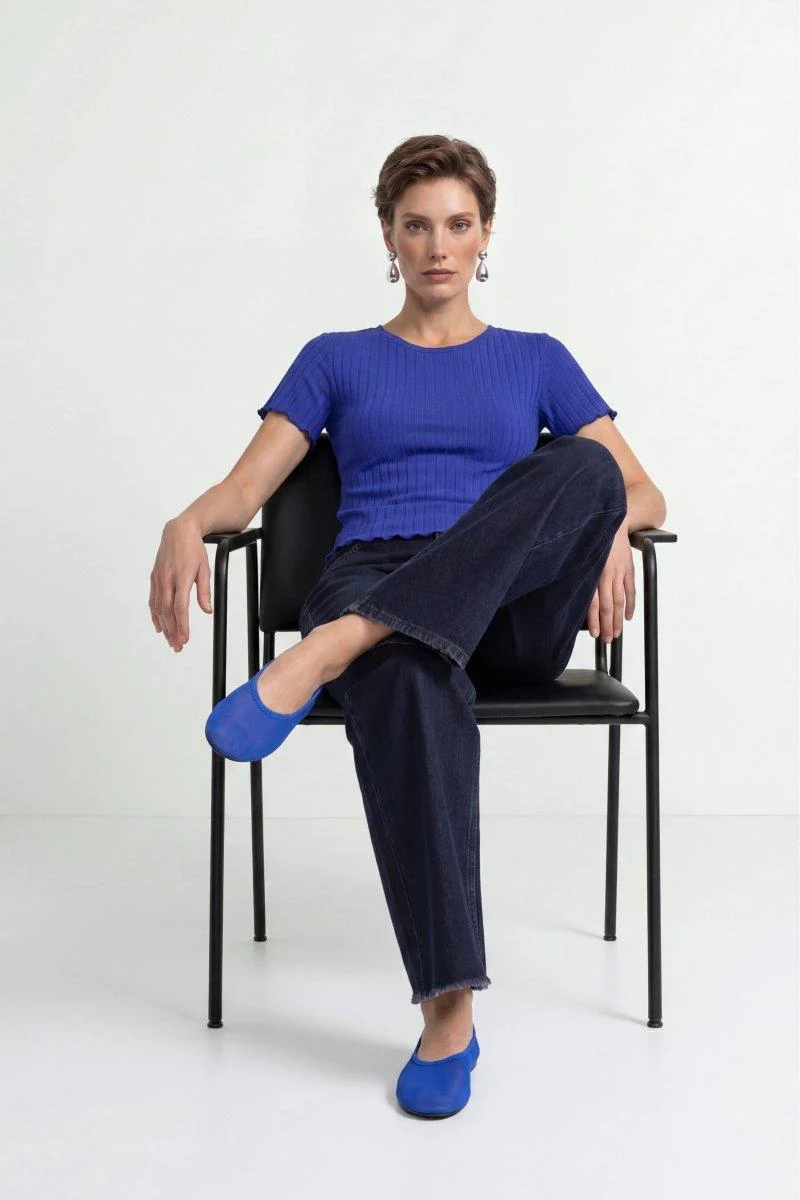 Figurbetontes Rippshirt - Image 5
