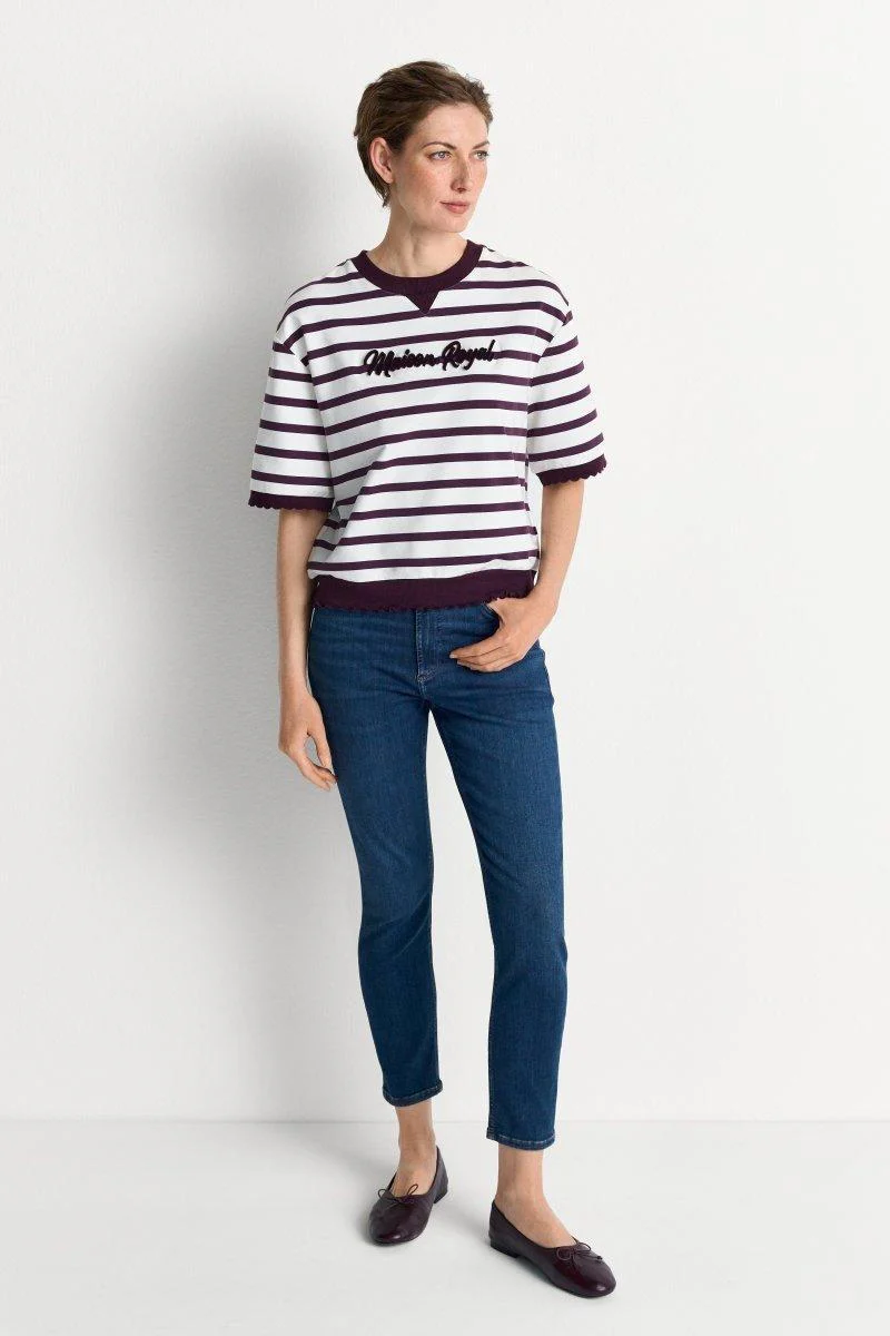 Gestreiftes Kurzarmshirt - Image 3