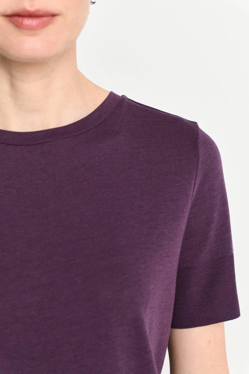 T-Shirt mit gerippten Ärmelabschlüssen - Image 4