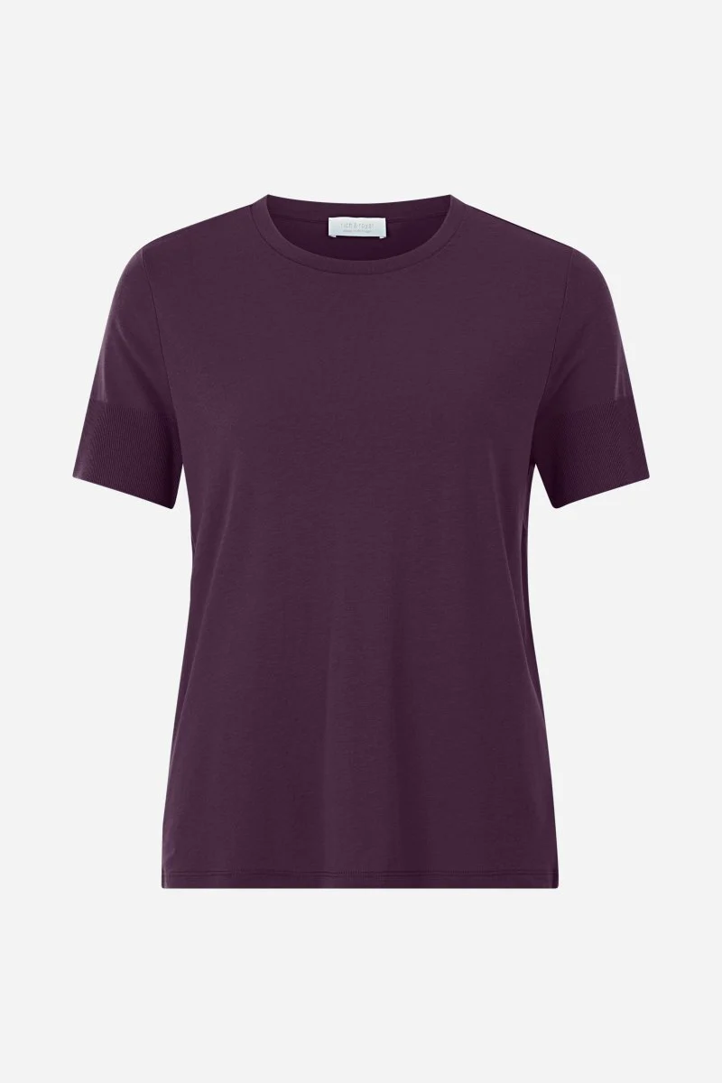T-Shirt mit gerippten Ärmelabschlüssen - Image 5