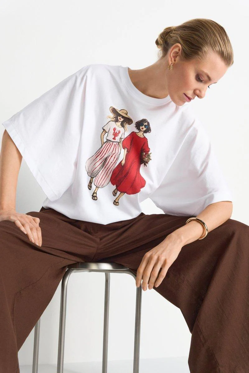 T-Shirt mit Print