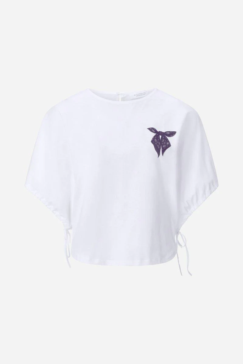 Cropped-Top mit Schleifen-Print - Image 5